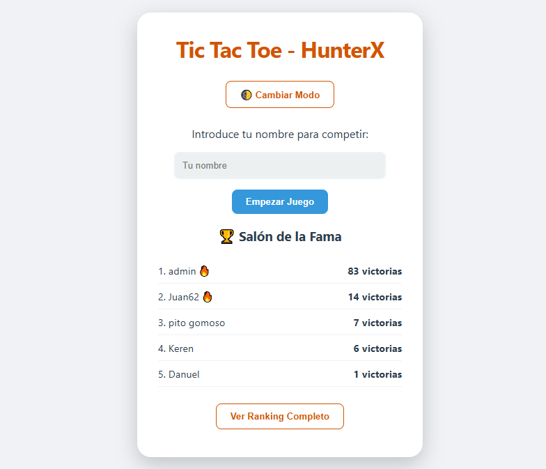 Tic Tac Toe Web App